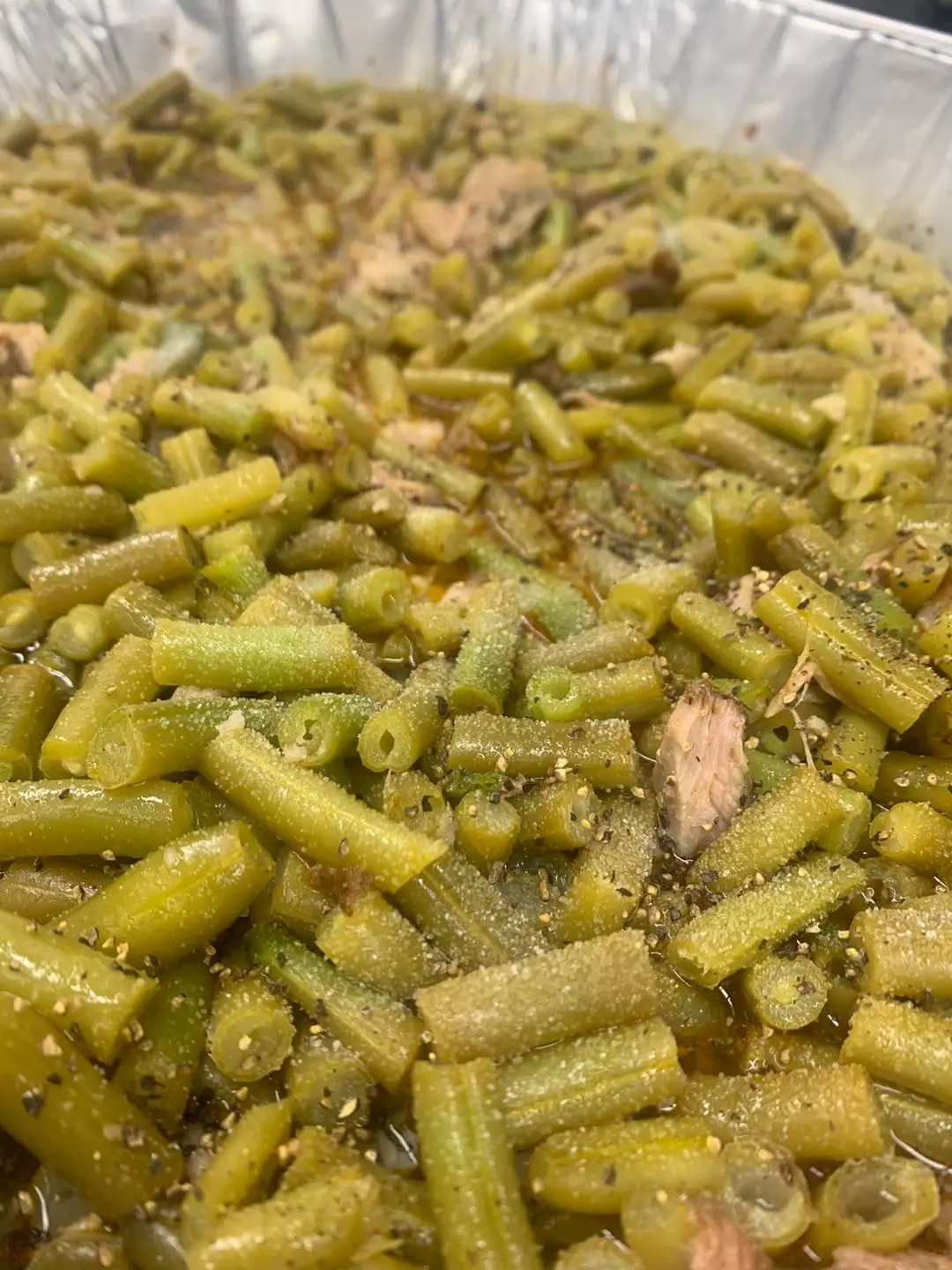 Southern-style green beans side dish