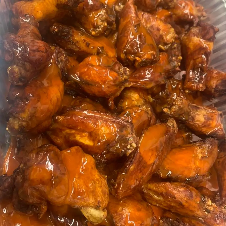 Award-winning smoked chicken wings